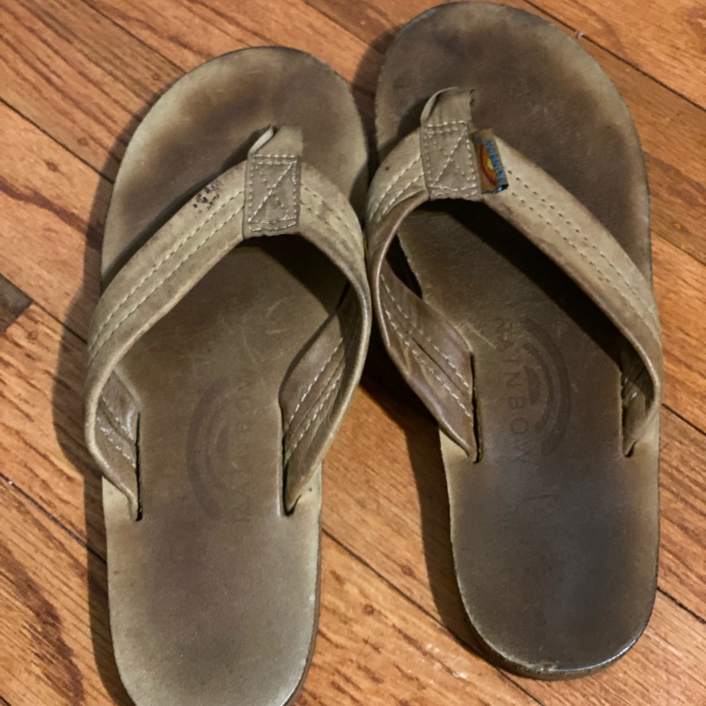 Used - rainbow slippers